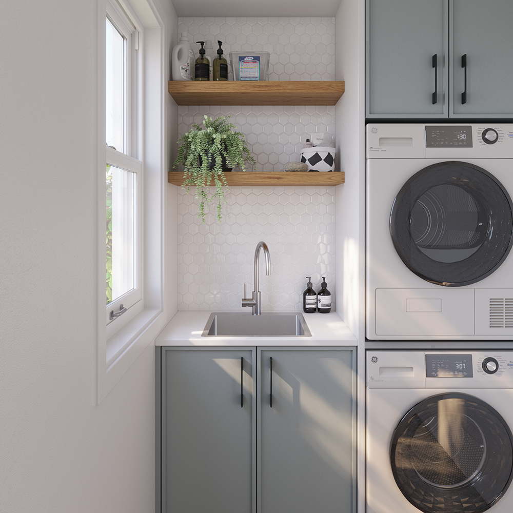 Kayla 450x500 Single Bowl Tap Landing Sink