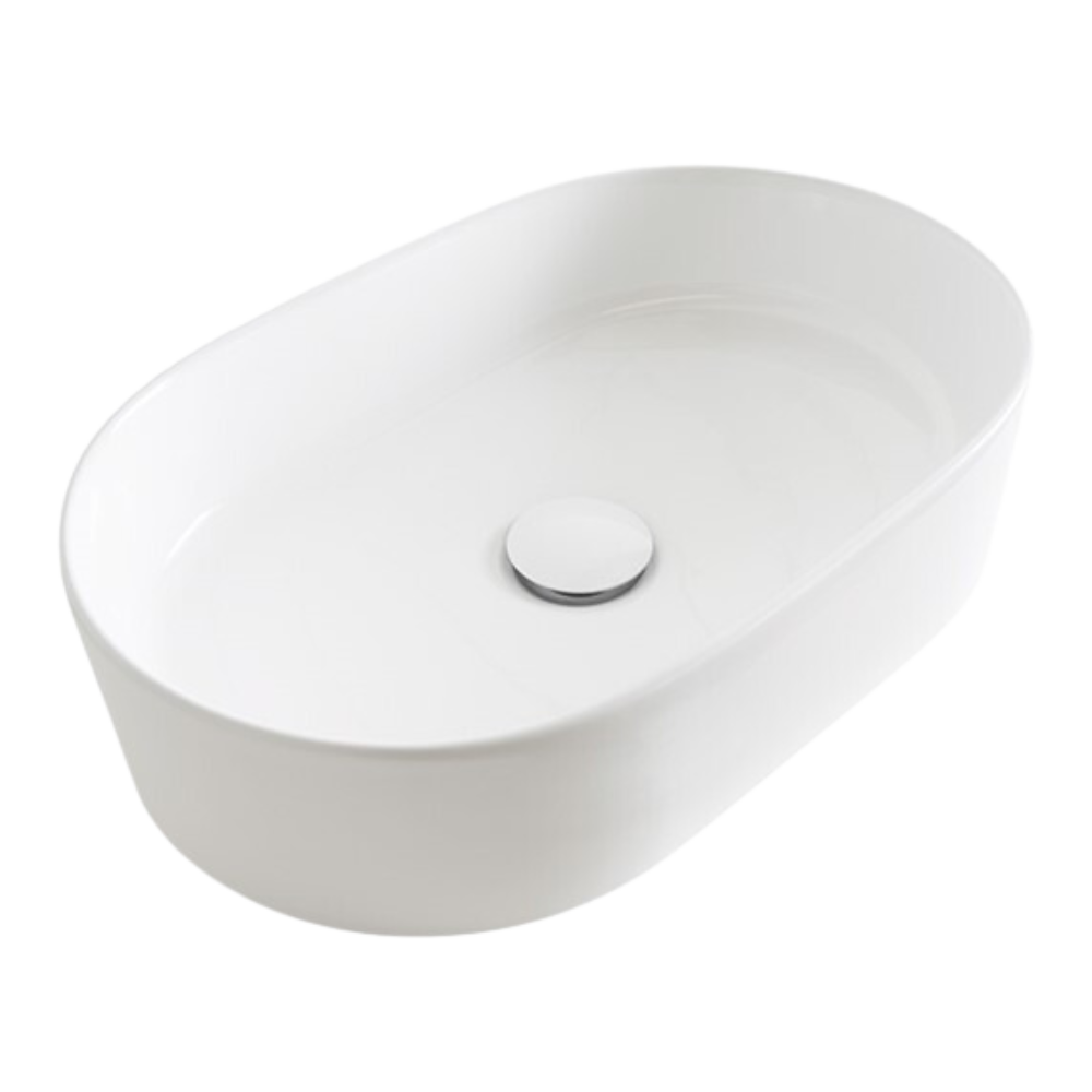 Patty Matte White Ceramic Basin