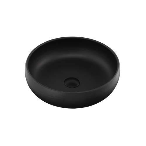 Terzofoco Curved Counter Top Basin Matte Black