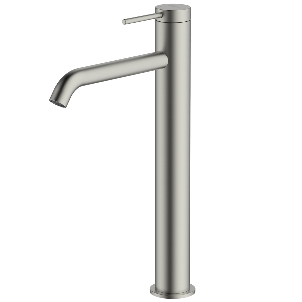 Venice Curved Tower Basin Mixer Brushed Nickel