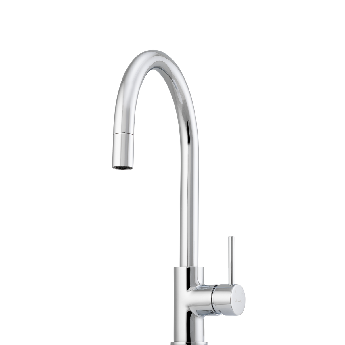 Venice Pull Out Goose Neck Mixer Chrome