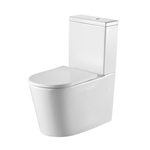 Vienna Back To Wall Toilet Suite White - White