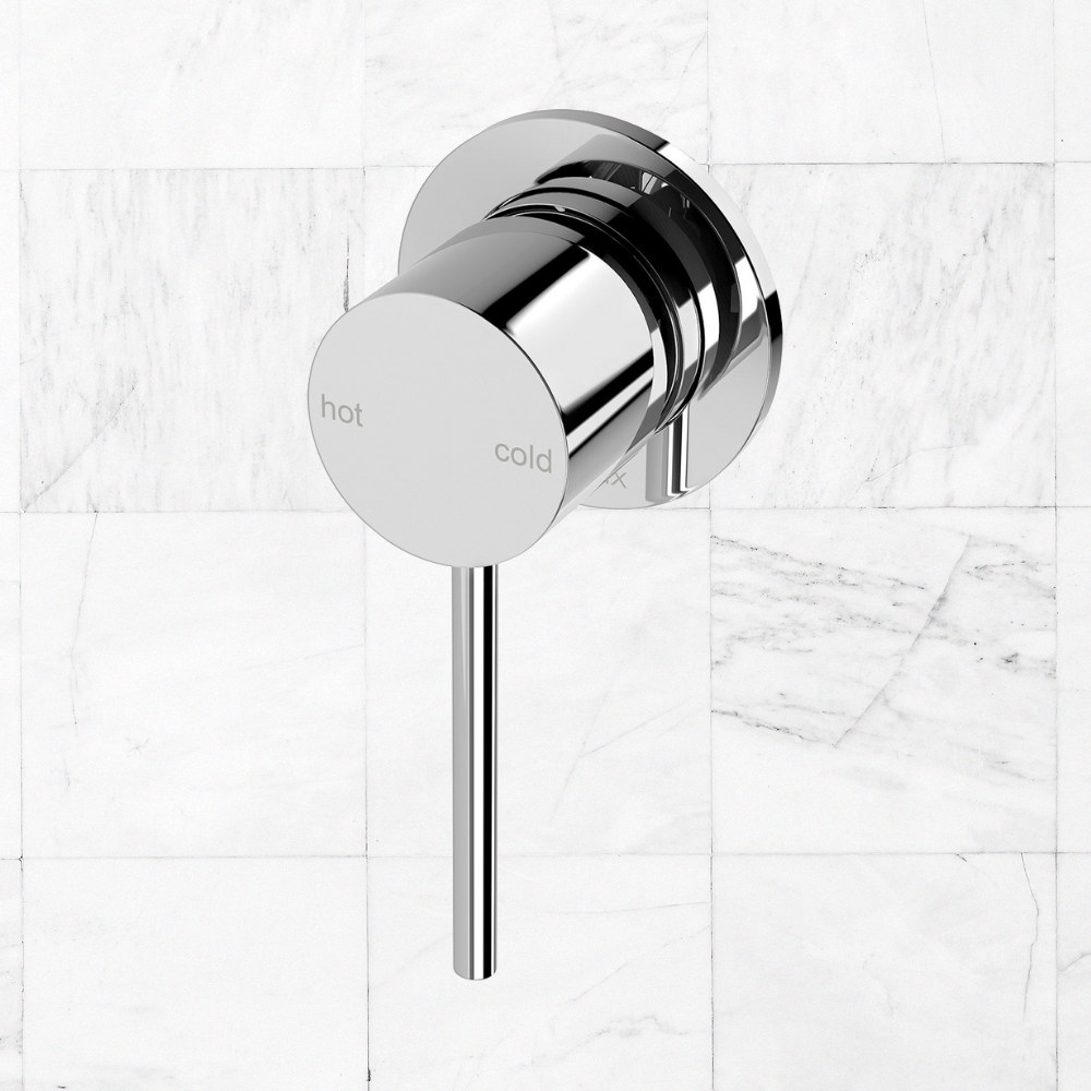 Vivid Slimline SwitchMix Shower / Wall Mixer 60mm Backplate Chrome