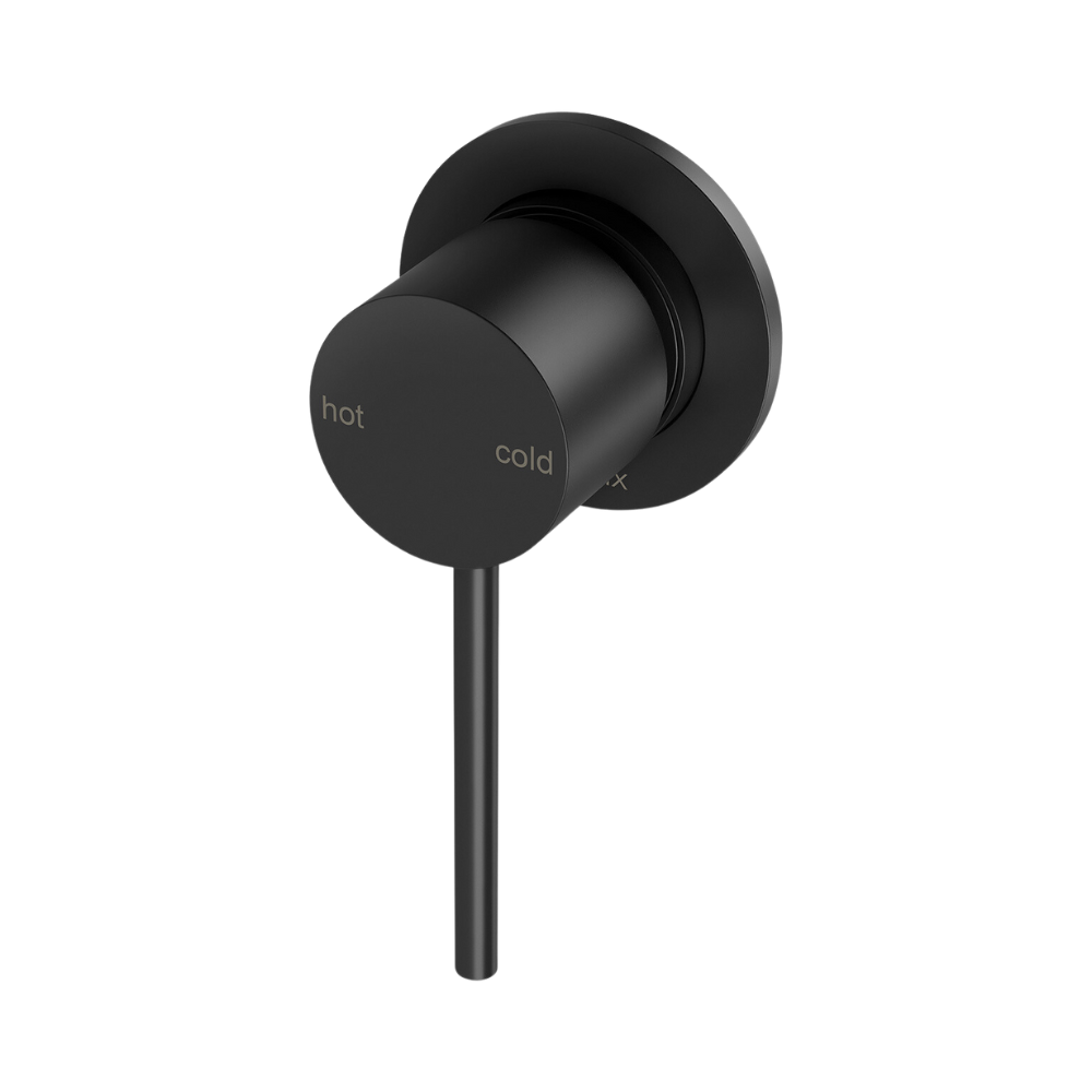 Vivid Slimline SwitchMix Shower / Wall Mixer 60mm Backplate Matte Black