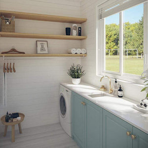 Jeeves 300x450 Single Bowl Butler Sink - Brushed Stainless Steel