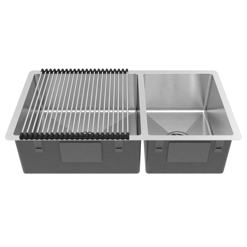 Buildmat Sink Stainless Steel Lincoln 825x450 Single +3/4 Bowl Sink
