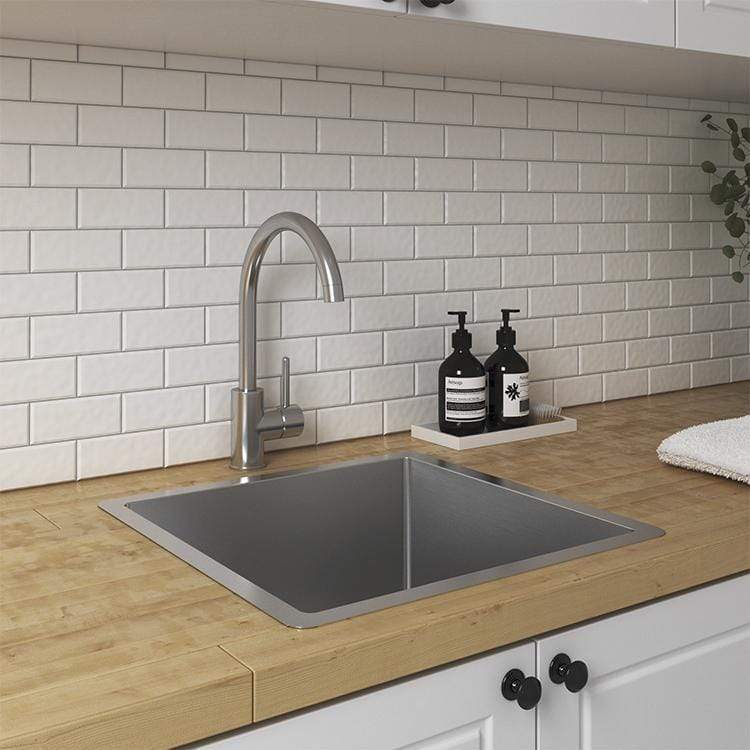 Buildmat Sink Stainless Steel Penny 510x450 Single Bowl Sink