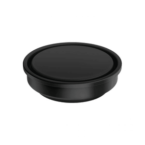 Phoenix Point Drain Round 100mm Outlet 76mm Matte Black - Matte Black