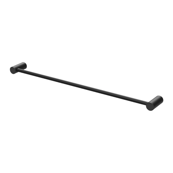 Vivid Slimline Single Towel Rail 600mm Matte Black