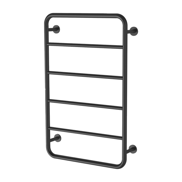 Vivid Slimline Towel Ladder 800 X 500mm Matte Black
