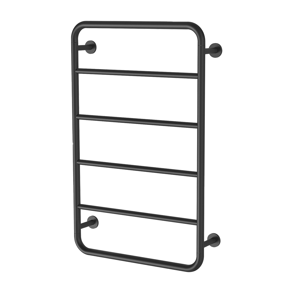 Vivid Slimline Towel Ladder 800 X 500mm Matte Black