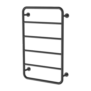 Vivid Slimline Towel Ladder 800 X 500mm Matte Black - Matte Black