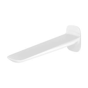 Nuage Wall Basin / Bath Outlet 200mm  Matte White - Matte White
