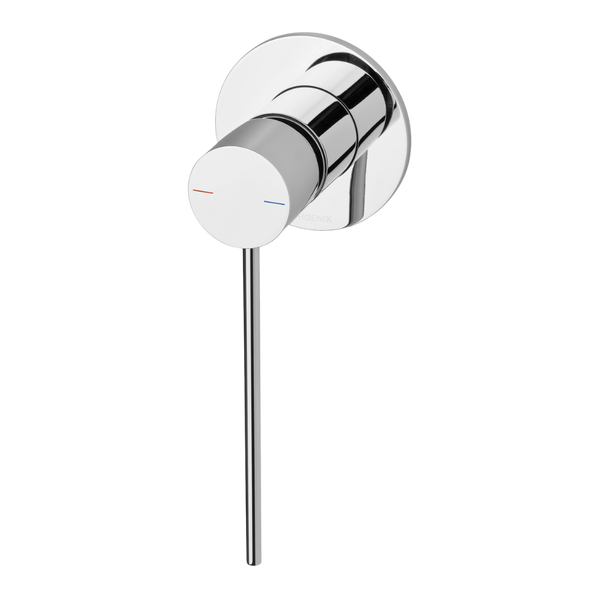 Vivid Slimline Shower / Wall Mixer with Extended Lever  Chrome