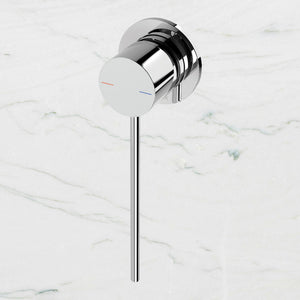 Vivid Slimline SwitchMix Shower / Wall Mixer 60mm Backplate and Extended Lever Chrome - Chrome