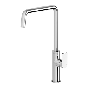 Mekko Chrome Sink Mixer 190mm Squareline - Chrome