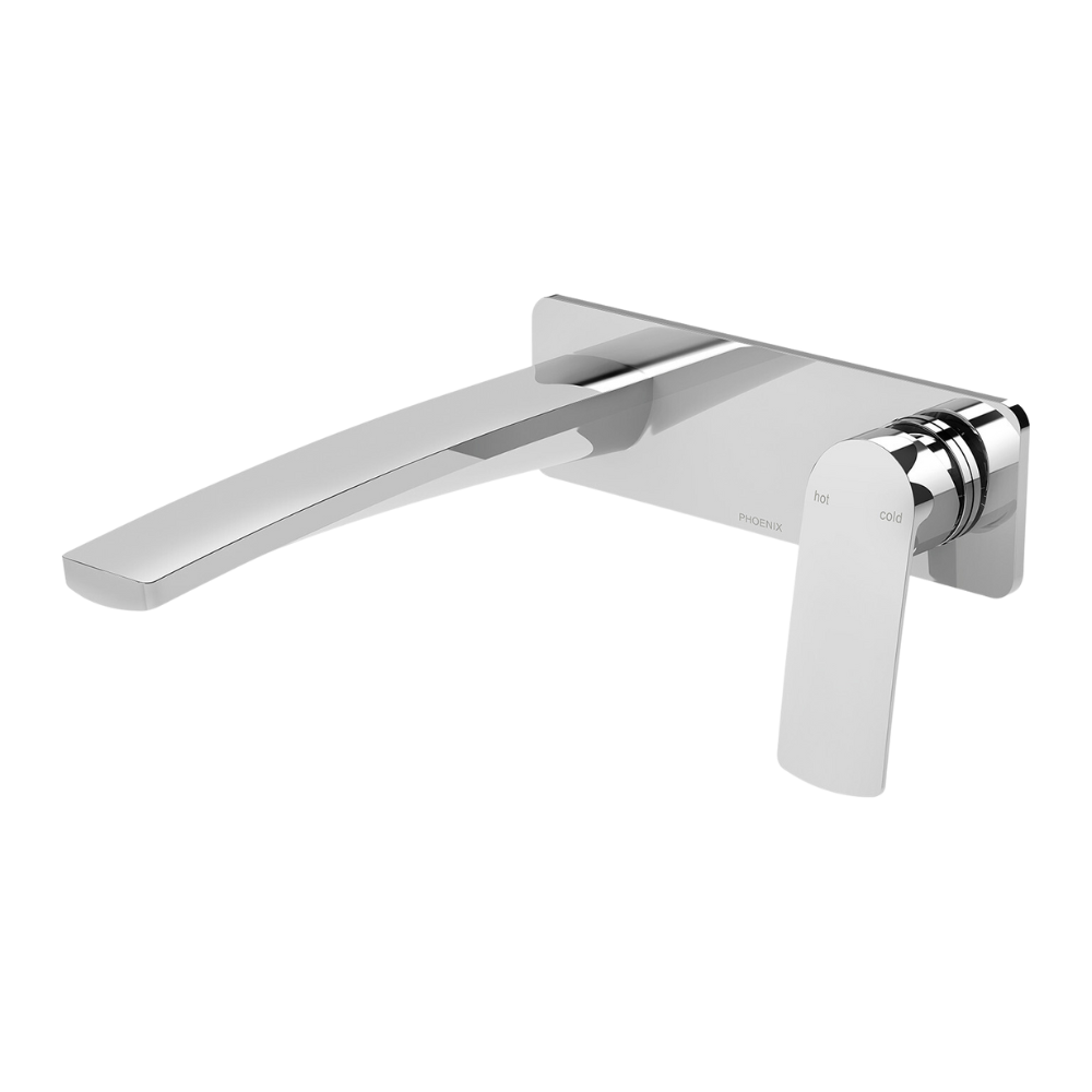 Mekko SwitchMix Wall Basin / Bath Mixer Set 200mm Chrome