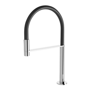 Axia Hob Sink Outlet Flexible Hose 230mm Chrome - Chrome