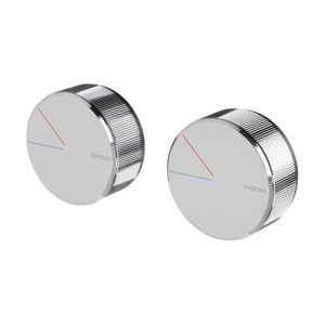 Axia Twin Shower Mixer / Wall Mixer  Chrome - Chrome