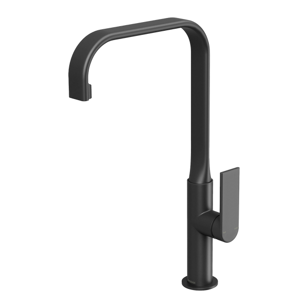 Teel Sink Mixer 200mm Squareline Matte Black
