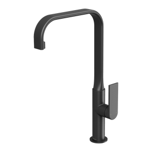 Teel Sink Mixer 200mm Squareline Matte Black - Matte Black