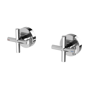 Vivid Slimline Plus Wall Top Assemblies Chrome - Chrome