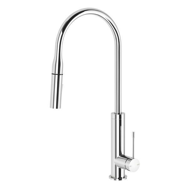 Deja Pull Out Chrome Sink Mixer 220mm