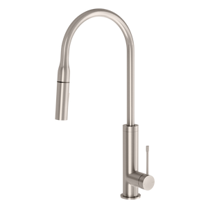 Deja Pull Out Brushed Nickel Sink Mixer 220mm - Brushed Nickel