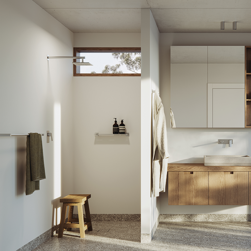 Enviro316 Shower Arm 400mm Stainless Steel