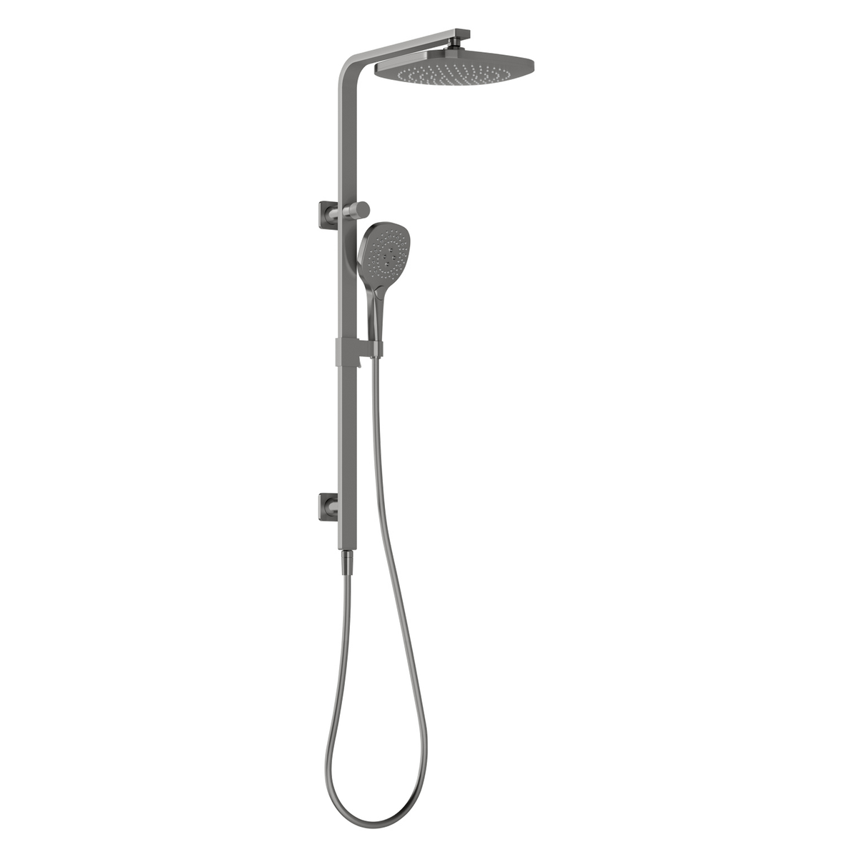 Nuage Twin Shower Brushed Carbon