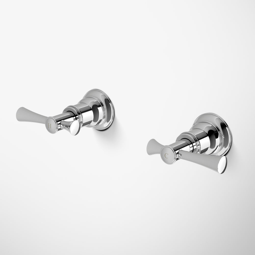 Cromford Wall Top Assemblies Lead Free Chrome