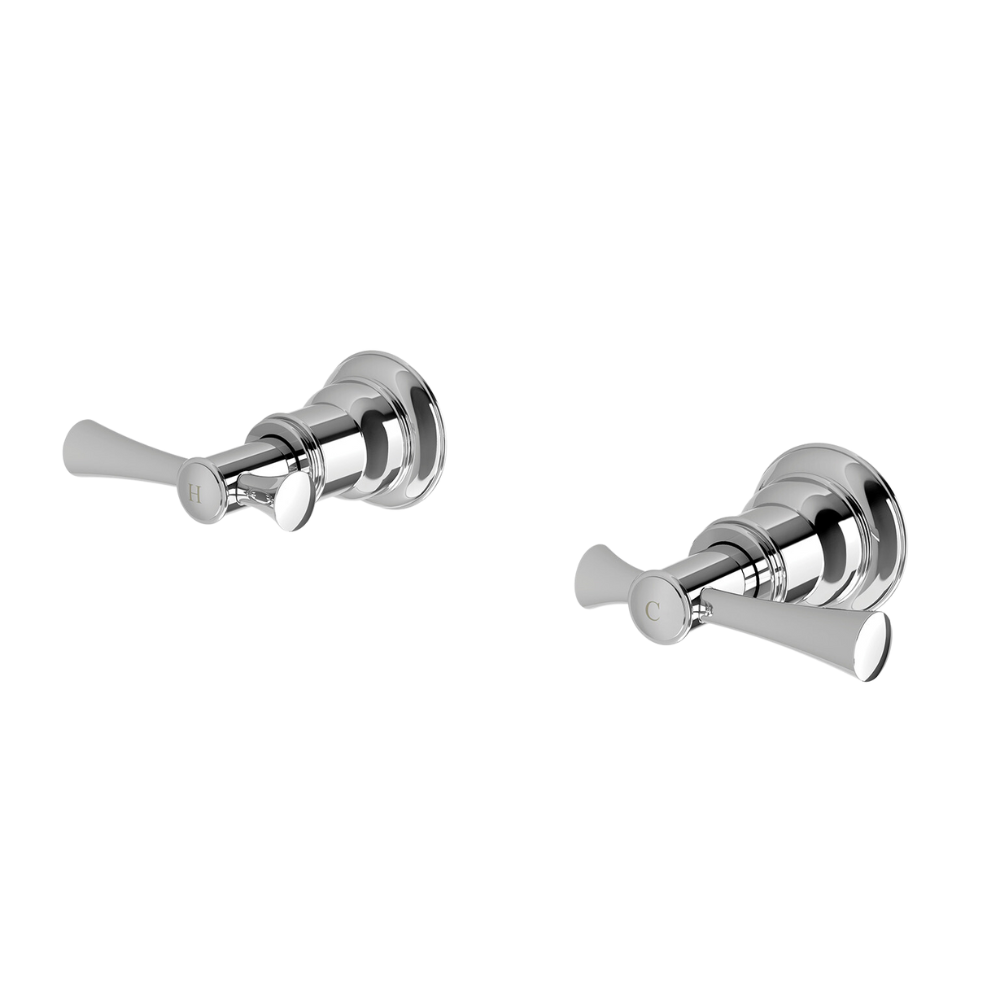 Cromford Wall Top Assemblies Lead Free Chrome