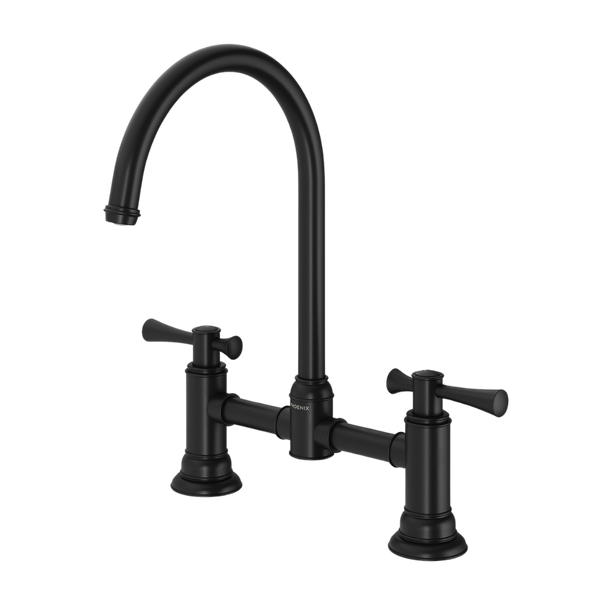 Cromford Exposed Sink Set Matte Black