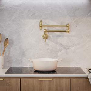 Cromford Pot Filler Brushed Gold - Brushed Gold