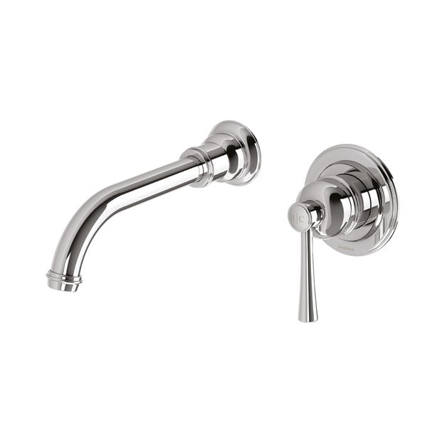 Cromford SwitchMix Wall Basin/Bath Mixer Set Fit-Off Kit Chrome