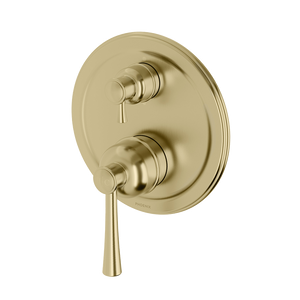 Cromford SwitchMix Shower/Bath Divertor Mixer Fit-Off Kit Brushed Gold - Brushed Gold