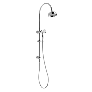 Cromford Twin Shower Chrome - Chrome