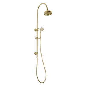 Cromford Twin Shower Brushed Gold - Brushed Gold