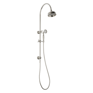 Cromford Twin Shower Brushed Nickel - Brushed Nickel