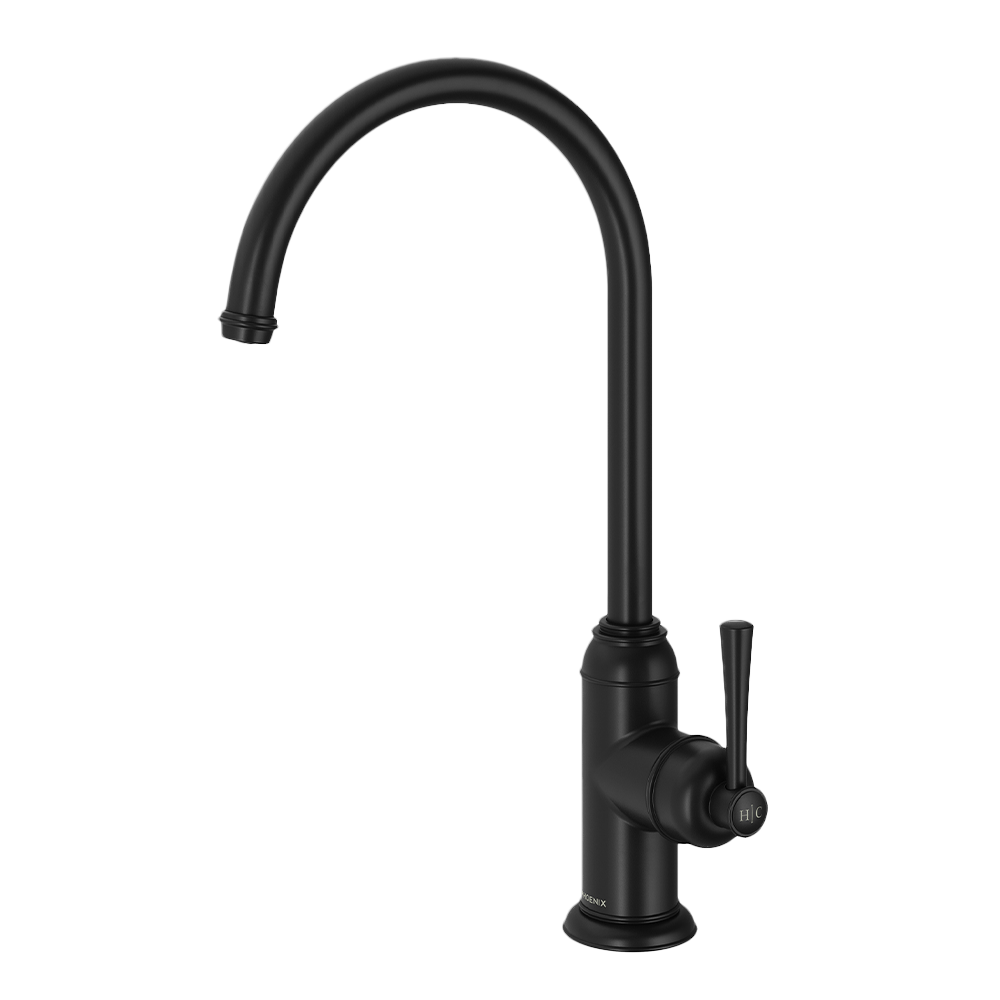 Cromford Sink Mixer Matte Black Lead Free