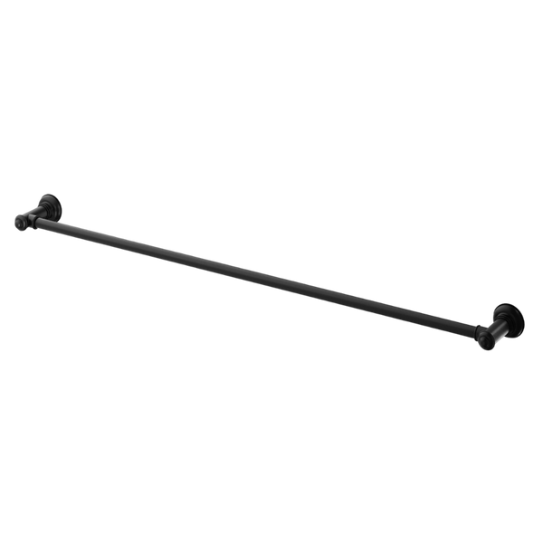 Cromford Single Towel Rail 800mm Matte Black