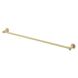Cromford Single Towel Rail 800mm Brushed Gold - Brushed Gold