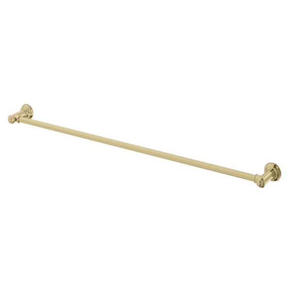 Cromford Single Towel Rail 800mm Brushed Gold