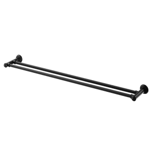 Cromford Double Towel Rail 800mm Matte Black - Matte Black