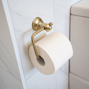 Cromford Toilet Roll Holder Brushed Gold - Brushed Gold