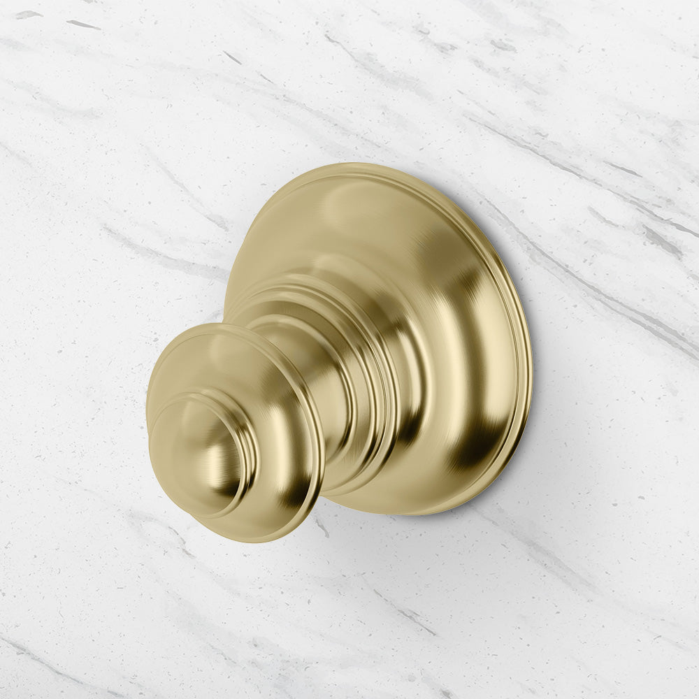 Cromford Robe Hook Brushed Gold