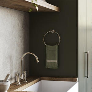 Cromford Hand Towel Holder Brushed Nickel - Brushed Nickel