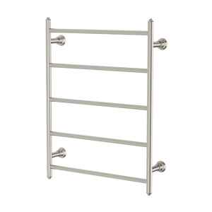 Cromford Heated Towel Ladder 550x750mm Brushed Nickel - Brushed Nickel
