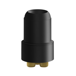 Cromford Wall Mixer 25mm Extended Seat Assembly Matte Black - Matte Black