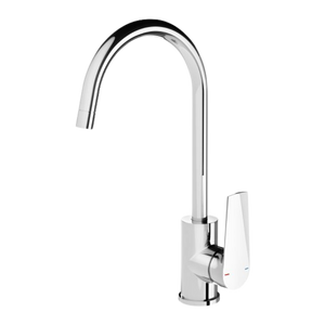 Arlo Sink Mixer 200mm Gooseneck Lead Free Chrome - Chrome